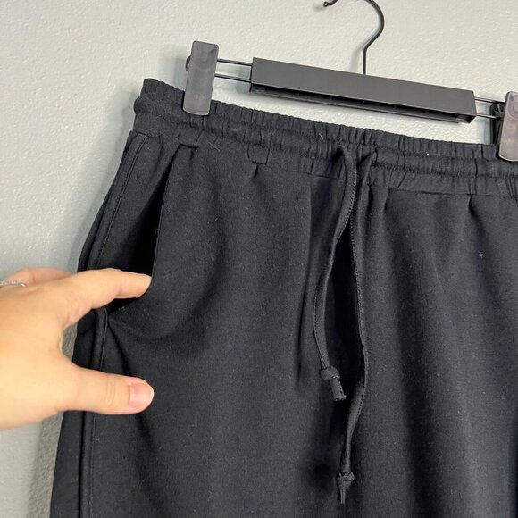 NWT Calme by Johnny Was Terry Commuter Short Skirt Athletic Black Pockets XS - Picture 4 of 8